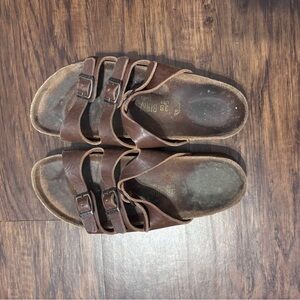 Birkenstock Brown Leather Sandals